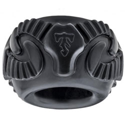 Perfekt passform Tribal Son Ram Ring 2 Pack svart