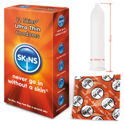 Skinn kondomer Ultra tunn 12 Pack