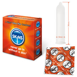 Skinn kondomer Ultra tunn 4 Pack